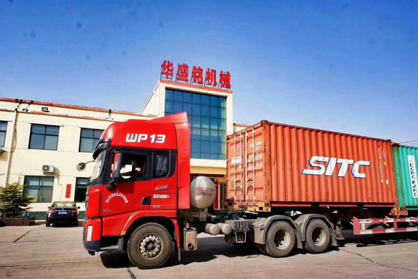 4PG0404四輥破碎機包裝發往青島港，出口埃及 