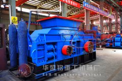 風(fēng)化砂破碎就選華盛銘對輥破碎機