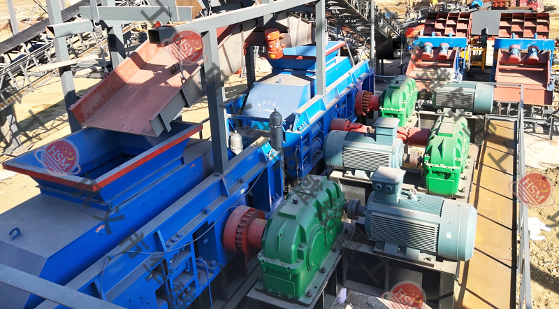 風化砂制砂機案例現場